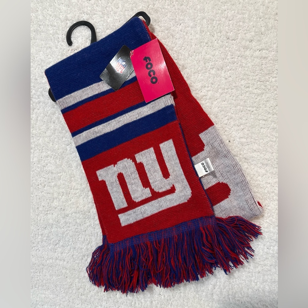 🏈 FOCO New York Giants Knit Scarf – NFL Licensed – NWT